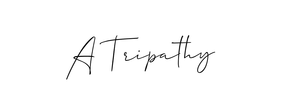 Also You can easily find your signature by using the search form. We will create A Tripathy name handwritten signature images for you free of cost using Allison_Script sign style. A Tripathy signature style 2 images and pictures png