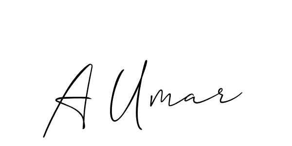 Make a short A Umar signature style. Manage your documents anywhere anytime using Allison_Script. Create and add eSignatures, submit forms, share and send files easily. A Umar signature style 2 images and pictures png