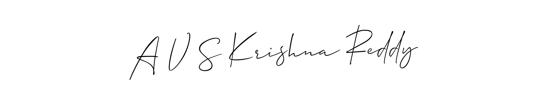 See photos of A V S Krishna Reddy official signature by Spectra . Check more albums & portfolios. Read reviews & check more about Allison_Script font. A V S Krishna Reddy signature style 2 images and pictures png