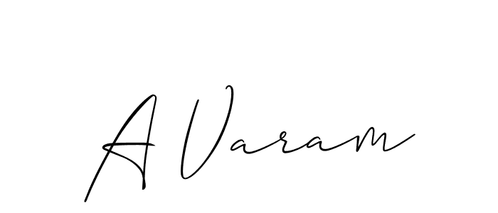 This is the best signature style for the A Varam name. Also you like these signature font (Allison_Script). Mix name signature. A Varam signature style 2 images and pictures png