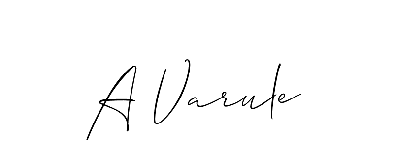 It looks lik you need a new signature style for name A Varule. Design unique handwritten (Allison_Script) signature with our free signature maker in just a few clicks. A Varule signature style 2 images and pictures png