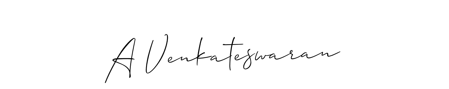 if you are searching for the best signature style for your name A Venkateswaran. so please give up your signature search. here we have designed multiple signature styles  using Allison_Script. A Venkateswaran signature style 2 images and pictures png