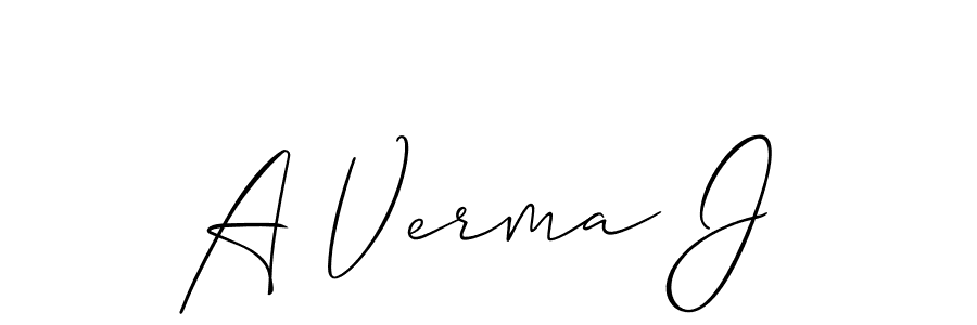 Here are the top 10 professional signature styles for the name A Verma J. These are the best autograph styles you can use for your name. A Verma J signature style 2 images and pictures png