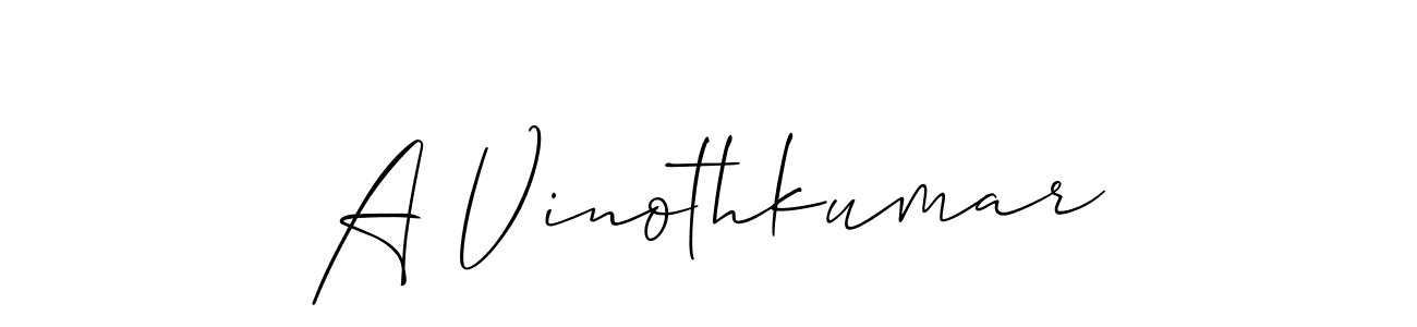 Here are the top 10 professional signature styles for the name A Vinothkumar. These are the best autograph styles you can use for your name. A Vinothkumar signature style 2 images and pictures png