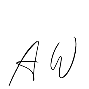Here are the top 10 professional signature styles for the name A W. These are the best autograph styles you can use for your name. A W signature style 2 images and pictures png