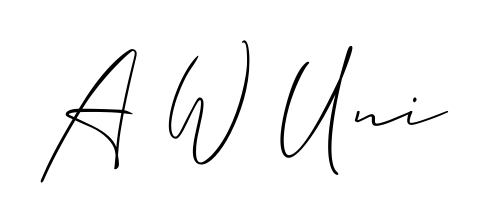 80+ A W Uni Name Signature Style Ideas | First-Class Online Autograph