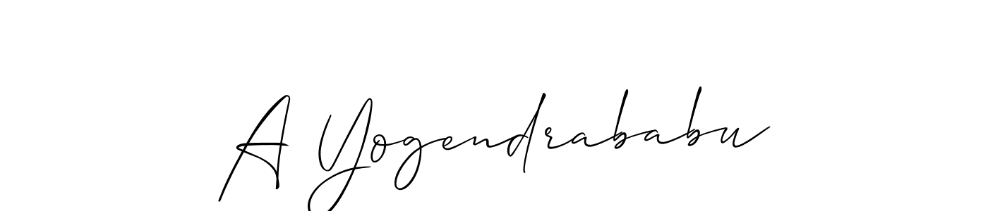 if you are searching for the best signature style for your name A Yogendrababu. so please give up your signature search. here we have designed multiple signature styles  using Allison_Script. A Yogendrababu signature style 2 images and pictures png