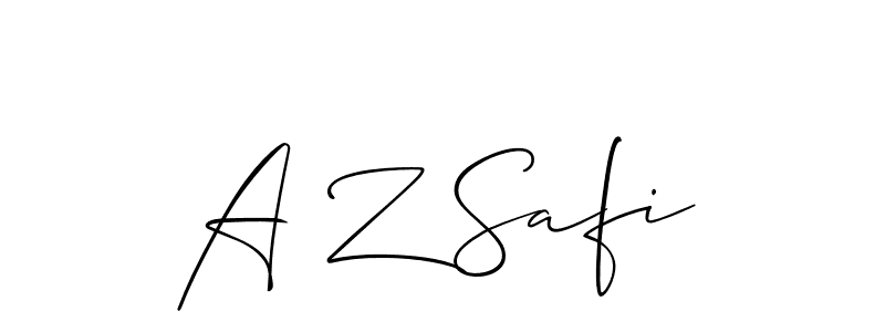 You can use this online signature creator to create a handwritten signature for the name A Z Safi. This is the best online autograph maker. A Z Safi signature style 2 images and pictures png