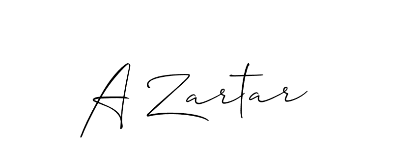 This is the best signature style for the A Zartar name. Also you like these signature font (Allison_Script). Mix name signature. A Zartar signature style 2 images and pictures png