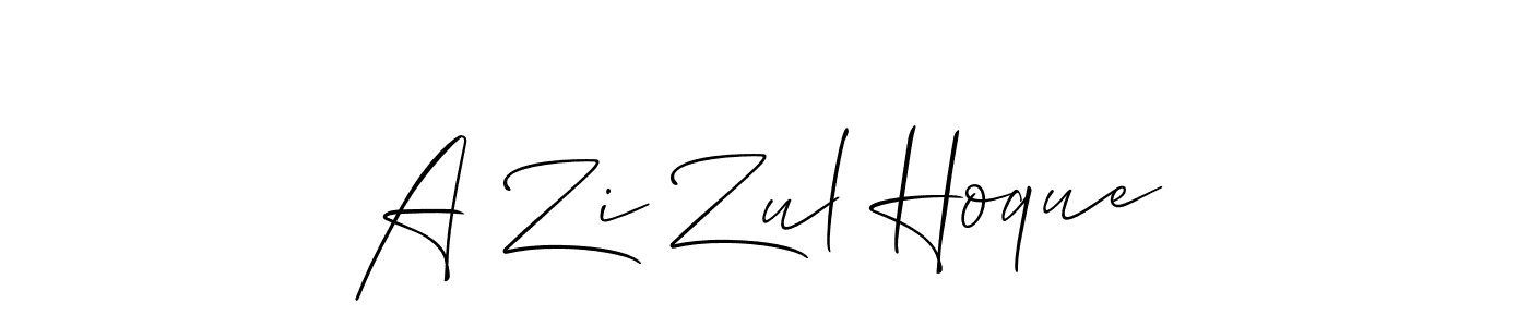 You should practise on your own different ways (Allison_Script) to write your name (A Zi Zul Hoque) in signature. don't let someone else do it for you. A Zi Zul Hoque signature style 2 images and pictures png