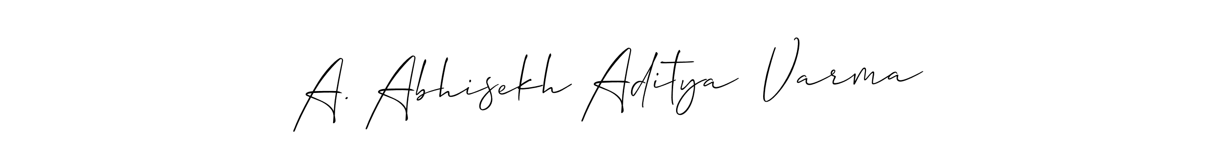 Here are the top 10 professional signature styles for the name A. Abhisekh Aditya  Varma. These are the best autograph styles you can use for your name. A. Abhisekh Aditya  Varma signature style 2 images and pictures png