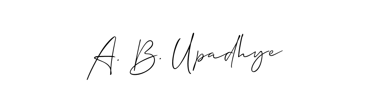 Here are the top 10 professional signature styles for the name A. B. Upadhye. These are the best autograph styles you can use for your name. A. B. Upadhye signature style 2 images and pictures png