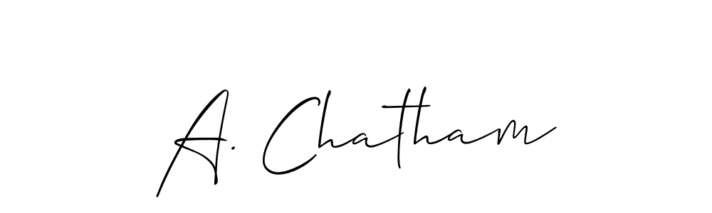 Make a beautiful signature design for name A. Chatham. Use this online signature maker to create a handwritten signature for free. A. Chatham signature style 2 images and pictures png
