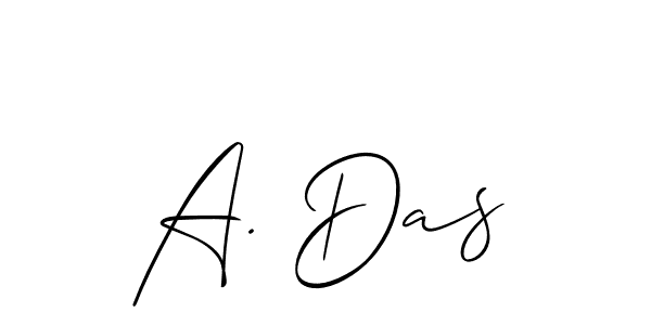 This is the best signature style for the A. Das name. Also you like these signature font (Allison_Script). Mix name signature. A. Das signature style 2 images and pictures png