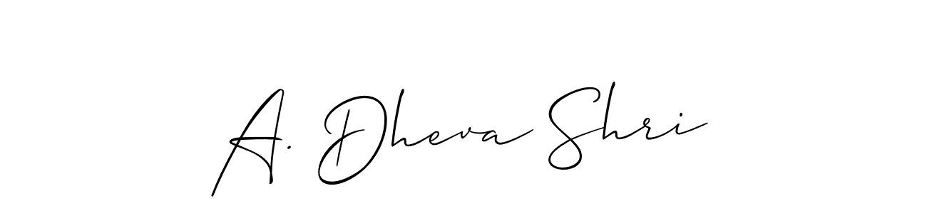 Once you've used our free online signature maker to create your best signature Allison_Script style, it's time to enjoy all of the benefits that A. Dheva Shri name signing documents. A. Dheva Shri signature style 2 images and pictures png