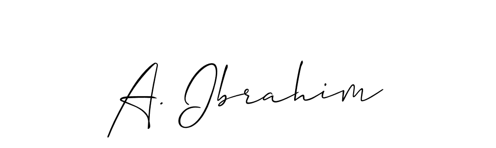 See photos of A. Ibrahim official signature by Spectra . Check more albums & portfolios. Read reviews & check more about Allison_Script font. A. Ibrahim signature style 2 images and pictures png