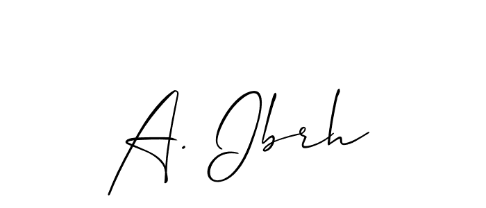 A. Ibrh stylish signature style. Best Handwritten Sign (Allison_Script) for my name. Handwritten Signature Collection Ideas for my name A. Ibrh. A. Ibrh signature style 2 images and pictures png