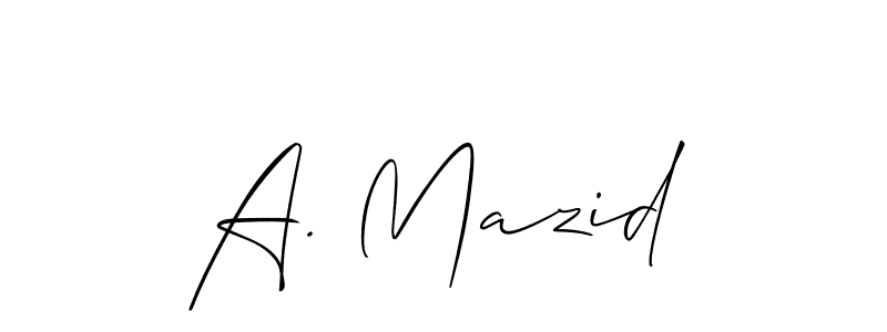 Here are the top 10 professional signature styles for the name A. Mazid. These are the best autograph styles you can use for your name. A. Mazid signature style 2 images and pictures png