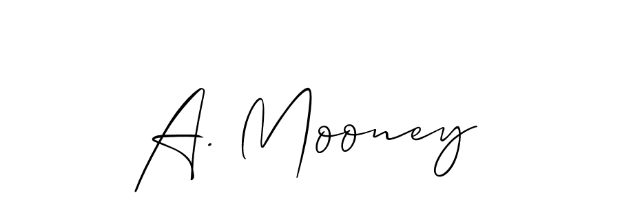 Make a short A. Mooney signature style. Manage your documents anywhere anytime using Allison_Script. Create and add eSignatures, submit forms, share and send files easily. A. Mooney signature style 2 images and pictures png