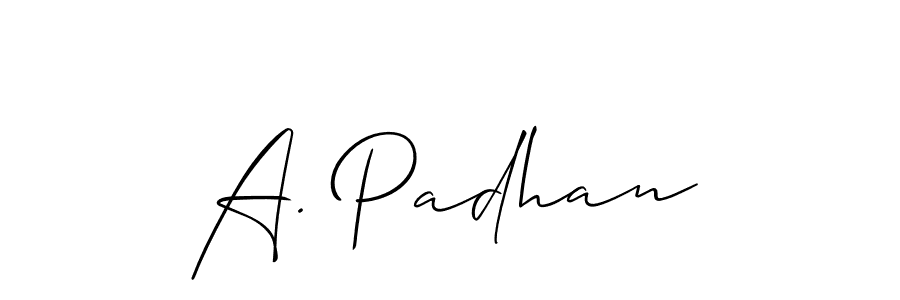 You can use this online signature creator to create a handwritten signature for the name A. Padhan. This is the best online autograph maker. A. Padhan signature style 2 images and pictures png