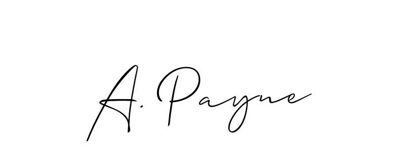 You can use this online signature creator to create a handwritten signature for the name A. Payne. This is the best online autograph maker. A. Payne signature style 2 images and pictures png