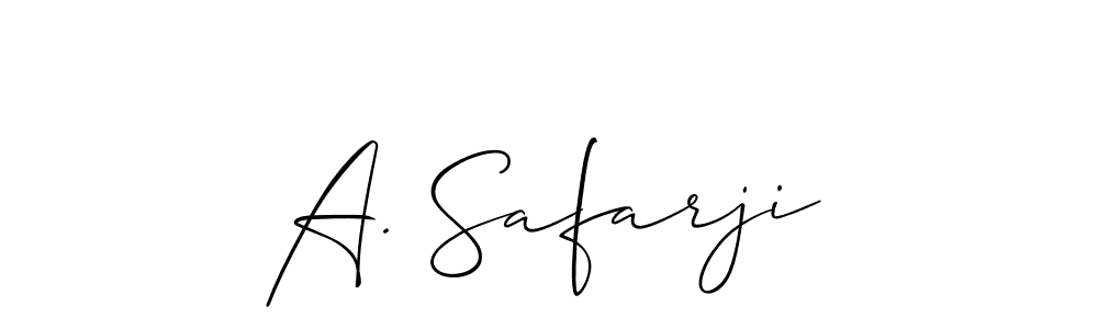 See photos of A. Safarji official signature by Spectra . Check more albums & portfolios. Read reviews & check more about Allison_Script font. A. Safarji signature style 2 images and pictures png