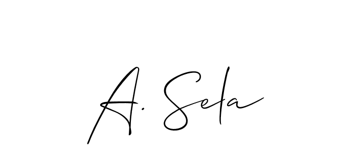 Make a beautiful signature design for name A. Sela. Use this online signature maker to create a handwritten signature for free. A. Sela signature style 2 images and pictures png