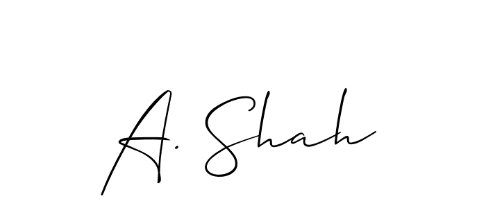 See photos of A. Shah official signature by Spectra . Check more albums & portfolios. Read reviews & check more about Allison_Script font. A. Shah signature style 2 images and pictures png