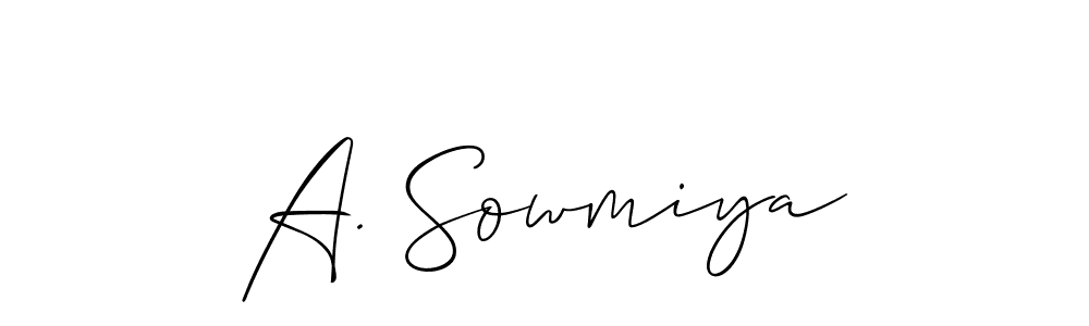 A. Sowmiya stylish signature style. Best Handwritten Sign (Allison_Script) for my name. Handwritten Signature Collection Ideas for my name A. Sowmiya. A. Sowmiya signature style 2 images and pictures png