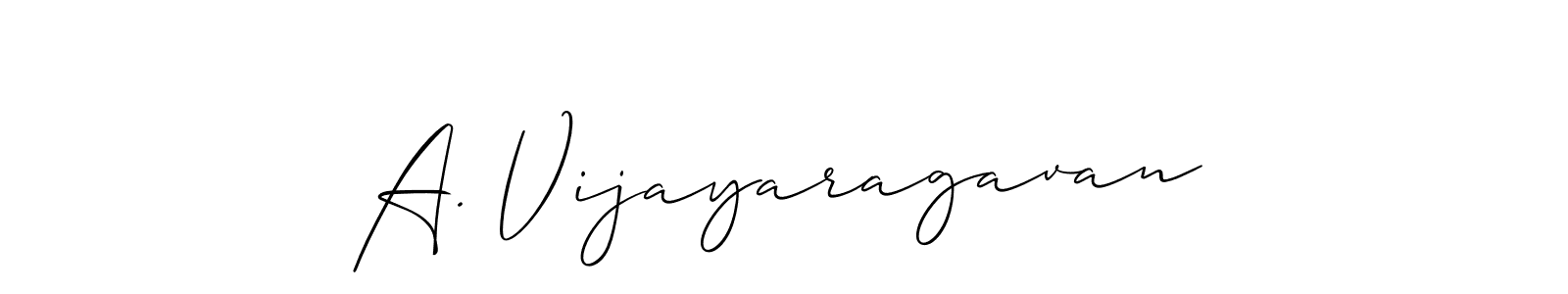 A. Vijayaragavan stylish signature style. Best Handwritten Sign (Allison_Script) for my name. Handwritten Signature Collection Ideas for my name A. Vijayaragavan. A. Vijayaragavan signature style 2 images and pictures png