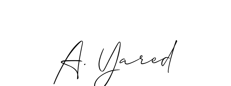 See photos of A. Yared official signature by Spectra . Check more albums & portfolios. Read reviews & check more about Allison_Script font. A. Yared signature style 2 images and pictures png