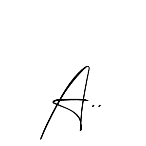 You can use this online signature creator to create a handwritten signature for the name A... This is the best online autograph maker. A.. signature style 2 images and pictures png