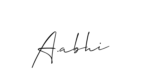 This is the best signature style for the A.abhi name. Also you like these signature font (Allison_Script). Mix name signature. A.abhi signature style 2 images and pictures png