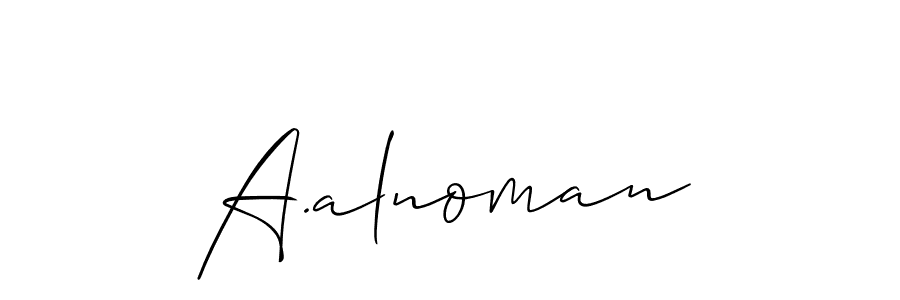 Once you've used our free online signature maker to create your best signature Allison_Script style, it's time to enjoy all of the benefits that A.alnoman name signing documents. A.alnoman signature style 2 images and pictures png