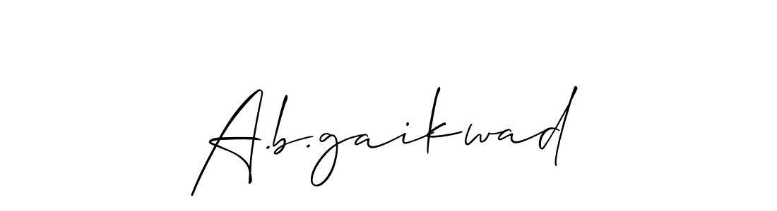 Make a beautiful signature design for name A.b.gaikwad. Use this online signature maker to create a handwritten signature for free. A.b.gaikwad signature style 2 images and pictures png