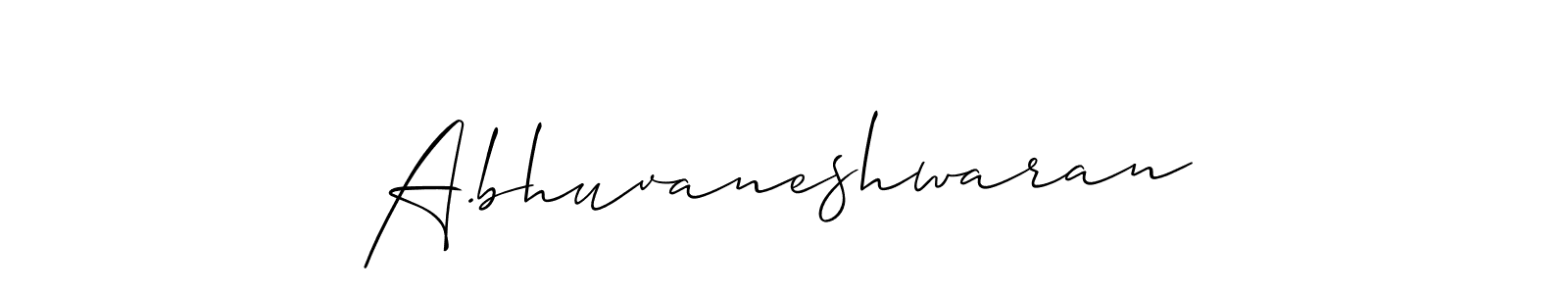 Also we have A.bhuvaneshwaran name is the best signature style. Create professional handwritten signature collection using Allison_Script autograph style. A.bhuvaneshwaran signature style 2 images and pictures png