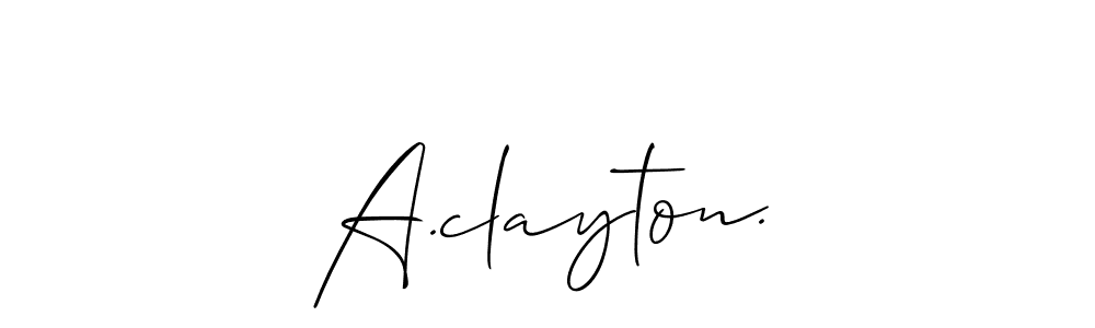 You can use this online signature creator to create a handwritten signature for the name A.clayton.. This is the best online autograph maker. A.clayton. signature style 2 images and pictures png