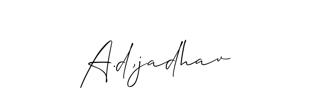 Here are the top 10 professional signature styles for the name A.d,jadhav. These are the best autograph styles you can use for your name. A.d,jadhav signature style 2 images and pictures png