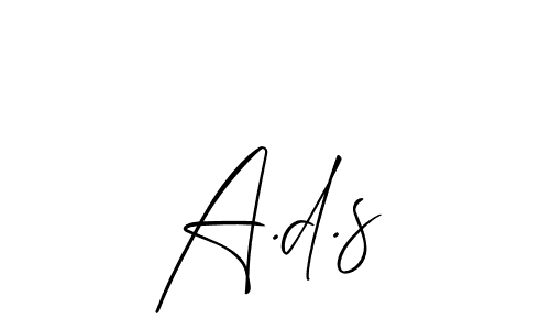 Check out images of Autograph of A.d.s name. Actor A.d.s Signature Style. Allison_Script is a professional sign style online. A.d.s signature style 2 images and pictures png