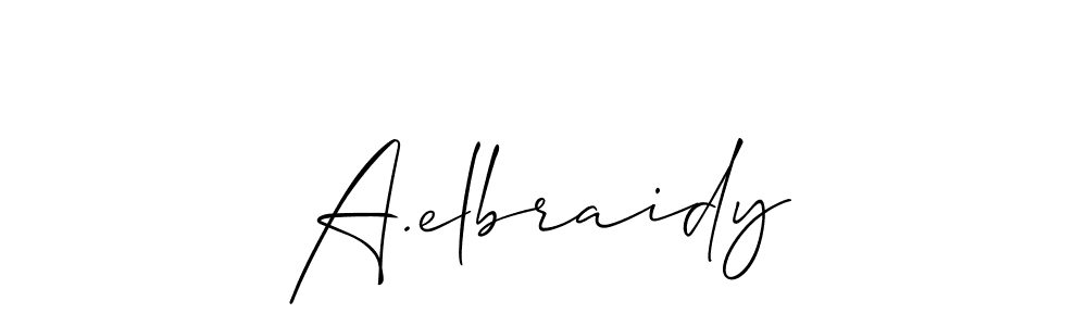 See photos of A.elbraidy official signature by Spectra . Check more albums & portfolios. Read reviews & check more about Allison_Script font. A.elbraidy signature style 2 images and pictures png