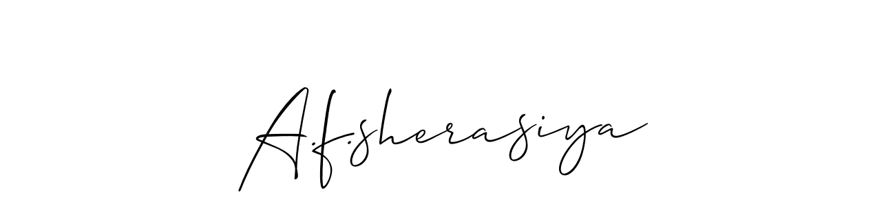 Best and Professional Signature Style for A.f.sherasiya. Allison_Script Best Signature Style Collection. A.f.sherasiya signature style 2 images and pictures png