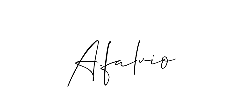Best and Professional Signature Style for A.falvio. Allison_Script Best Signature Style Collection. A.falvio signature style 2 images and pictures png