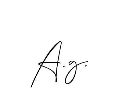 You can use this online signature creator to create a handwritten signature for the name A.g.. This is the best online autograph maker. A.g. signature style 2 images and pictures png