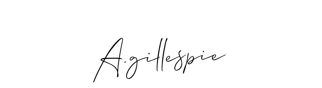 This is the best signature style for the A.gillespie name. Also you like these signature font (Allison_Script). Mix name signature. A.gillespie signature style 2 images and pictures png