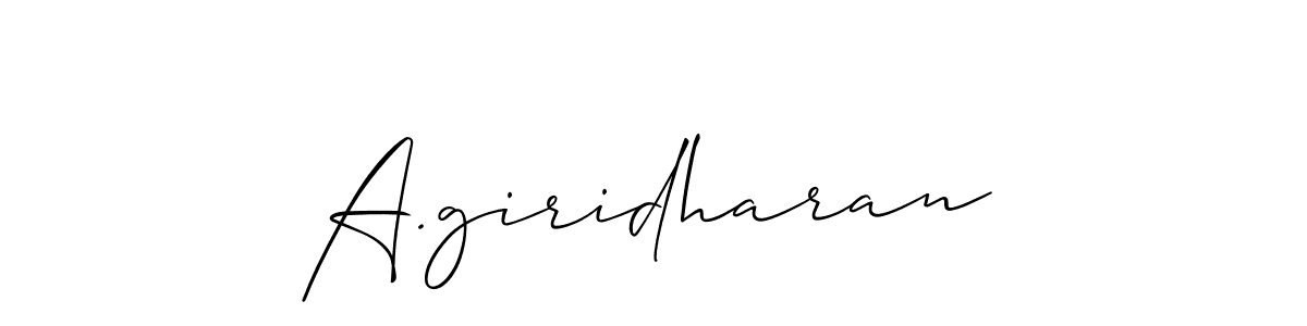 Here are the top 10 professional signature styles for the name A.giridharan. These are the best autograph styles you can use for your name. A.giridharan signature style 2 images and pictures png