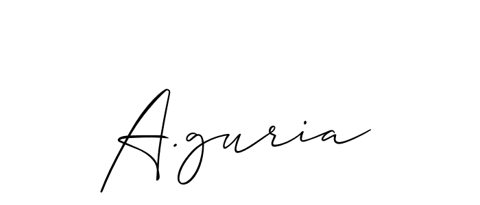 This is the best signature style for the A.guria name. Also you like these signature font (Allison_Script). Mix name signature. A.guria signature style 2 images and pictures png