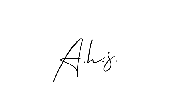 Check out images of Autograph of A.h.s. name. Actor A.h.s. Signature Style. Allison_Script is a professional sign style online. A.h.s. signature style 2 images and pictures png