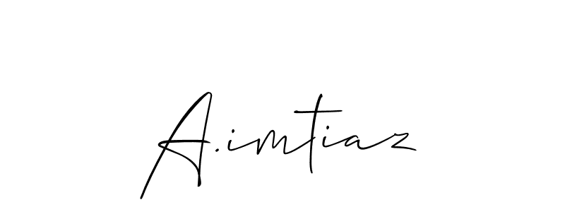 Make a beautiful signature design for name A.imtiaz. Use this online signature maker to create a handwritten signature for free. A.imtiaz signature style 2 images and pictures png