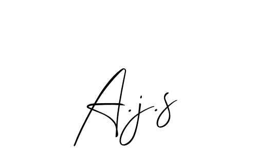 Check out images of Autograph of A.j.s name. Actor A.j.s Signature Style. Allison_Script is a professional sign style online. A.j.s signature style 2 images and pictures png