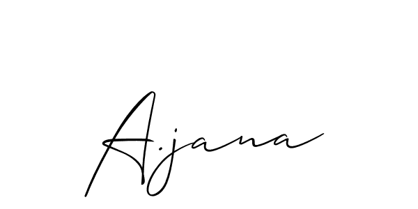 87+ A.jana Name Signature Style Ideas | Cool eSignature